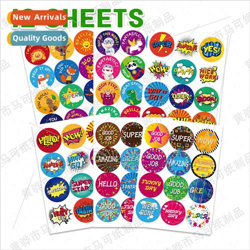 Colorful Positive Quotes Stickers Teacher Reward Stickers In
