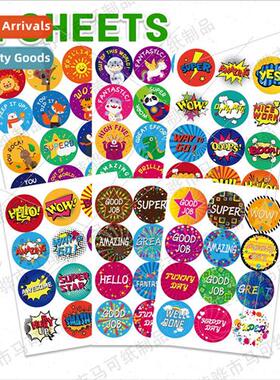 Colorful Positive Quotes Stickers Teacher Reward Stickers In