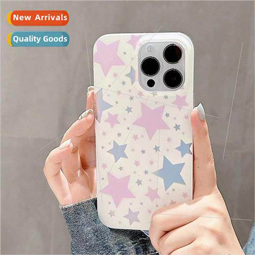 Laser Frosted Glitter Stars Apple 14ProMax Reversible Apple