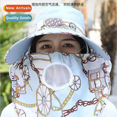 Summer sun hat female sunscreen ultraviolet new wheel cotton