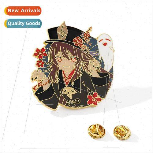 Game Harakami Peripheral Metal Badge Maple  Manabu Kaguri Ay