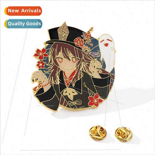 Game Harakami Peripheral Metal Badge Maple  Manabu Kaguri Ay