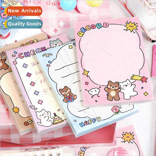 Sticky Note Pad Adorable Heart Union Series Korean Cute Cart