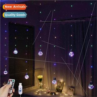 Christmas Curtain ghts Wedding Bedroom Decoration Holiday gh