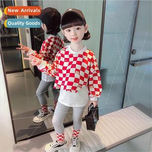 girl gir 2022 the Korean fall new baby Girls little suit