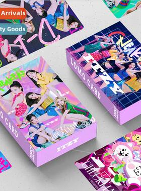 ITZY new album double-sided 30 small card Huang zhi Choi  So