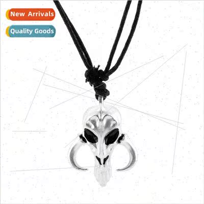 Movie and TV  jewelry Star Wars Mandalorian pendant necklace