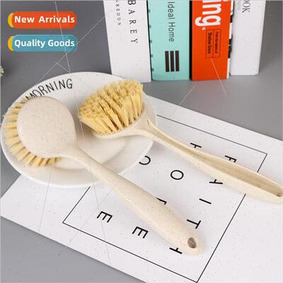 Biodegradable Wheat Straw Pot Brush Hangable Kitchen Cleanin
