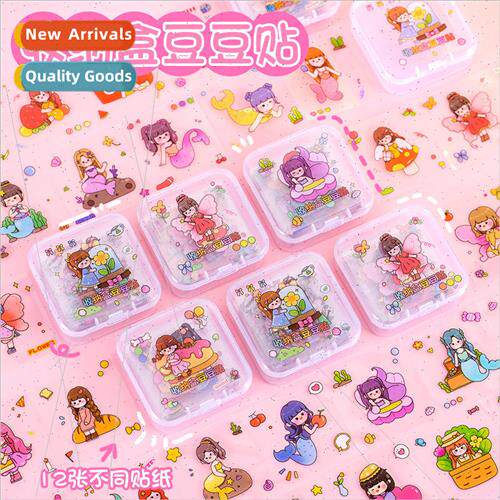 ins cartoon boxed beanies stickers children cute small gifts
