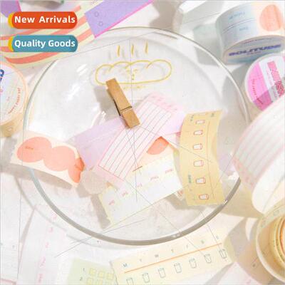 Twilight Tape Planners st Series Plaid Priming Handbook Deco