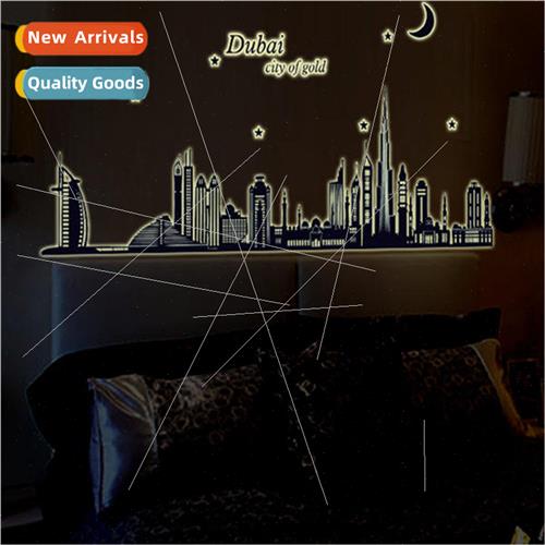 ABQ9616 Dubai silhouette glow-in-the-dark stickers fluoresce