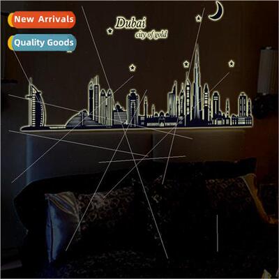 ABQ9616 Dubai silhouette glow-in-the-dark stickers fluoresce