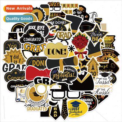 52 new graduation season graffiti stickers decorative Ipad l
