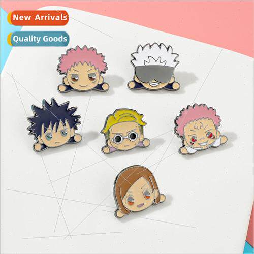 Cartoon animation creative brooch spell back to war characte