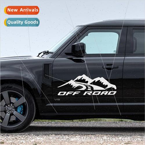 Creative off-road mountain road stickers waterproof sunscree