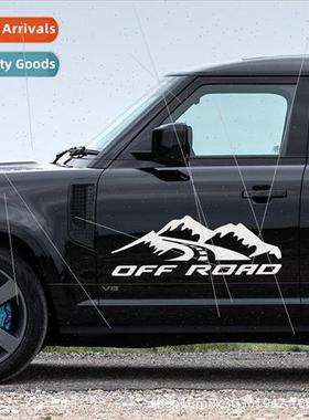 Creative off-road mountain road stickers waterproof sunscree