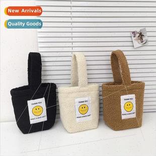 Lambs wool fluffy bag female winter new Korean ladies handba