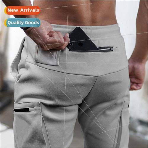 US size/ size 2020 multi-pocket mens casual fitness pants ne