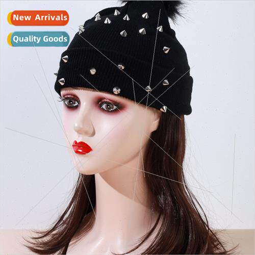 Fashion wool ball decorative hat womens fall and winter with