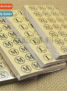 Transparent Round ze Label Large -adhesive ze Label Clothing