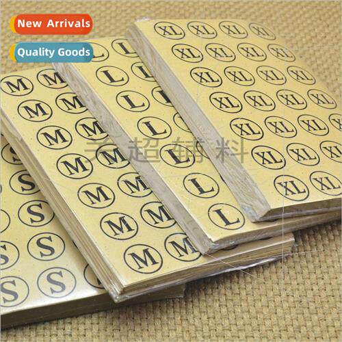 Transparent Round ze Label Large -adhesive ze Label Clothing