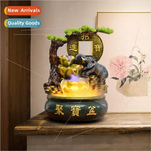Creative new copper money asure pot flowing water dispenser