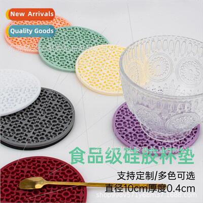 licone Coasters Round Insulated Soft Gel Tea Coaster Set Ass