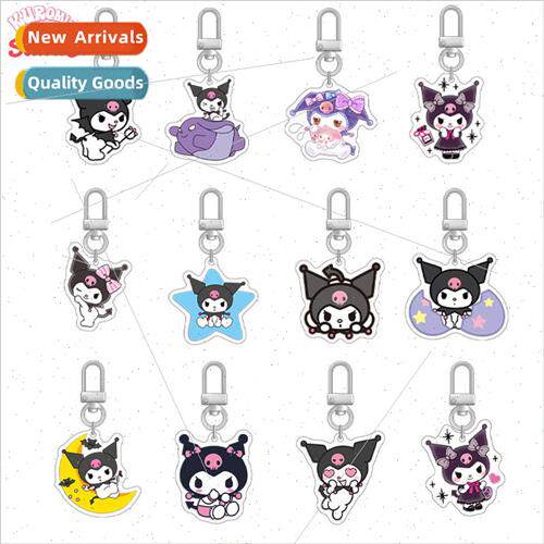 Laminated process Acrylic U-shaped buckle pendant Double-sid