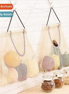 Kitchen multifunctional wall-mounted fruit and vegetable sto