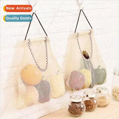 Kitchen multifunctional wall-mounted fruit and vegetable sto