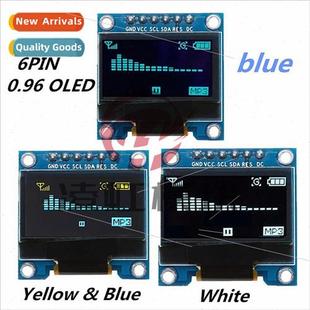 LCD display yellow inch white blue OLED SPI 0.96 module