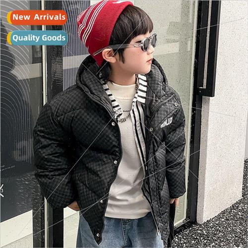 2023 new childrens white duck down down jacket winter gas so