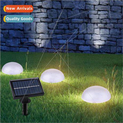Solar 5 Heads Plug-in Ground Lamp Outdoor Waterproof Garden