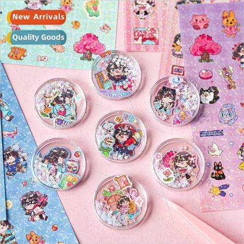 She fun goo card flash shake cartoon round card plate plate