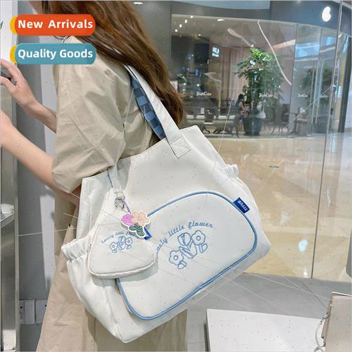 New large-capacity student tuition bag 2022 literary female