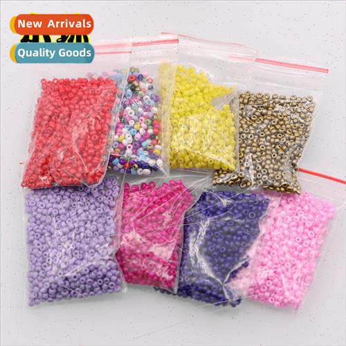 diy handmade materials colorful 2MM rice beads loose beads b