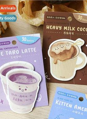 Sticky Stickers Cute Afternoon Tea Expressions Coffee Messag