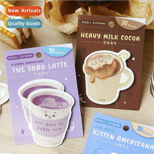 Sticky Stickers Cute Afternoon Tea Expressions Coffee Messag