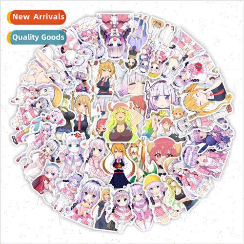 New Dragon Maid 50 matte film  do not repeat stickers hot Ja