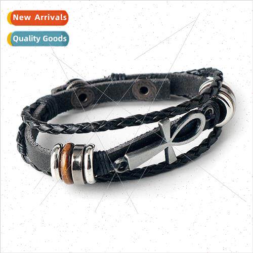 New Ancient Egyptian Rune of fe Anka Cross Bracelet Vintage