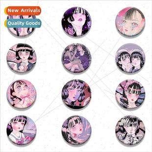 Order from 1pcs Fantasy  retro whimsical American girl carto