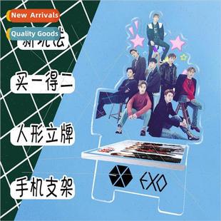 EXO Star Acrylic Human Stand amp; Cell Phone Holder 2-in-1 D