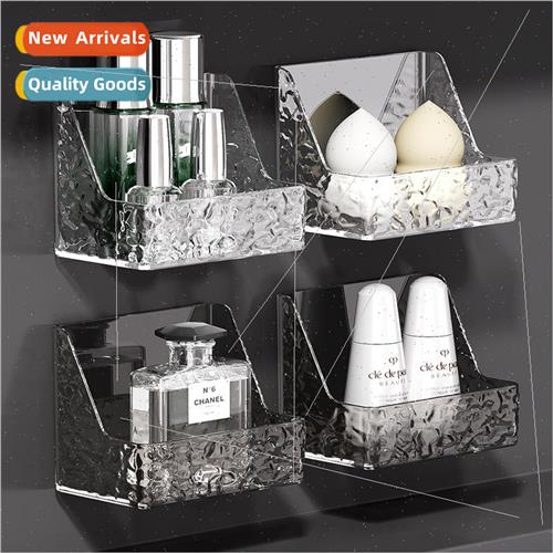 Glacier pattern mirror cabinet organizer bathroom vanity lip
