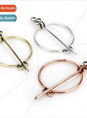 Vintage Viking Brooch Creative mple Scarf Clasp Nordic Pirat