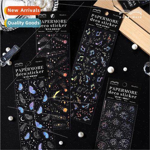 Stamping PET Stickers Star Moon ght Series Romantic Starry g