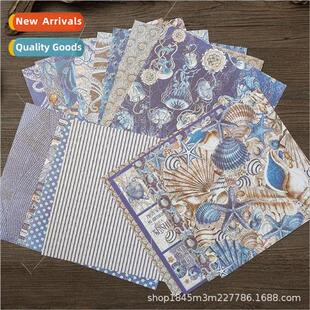 Blue Ocean 16 vintage floral animal handbook album decoratio