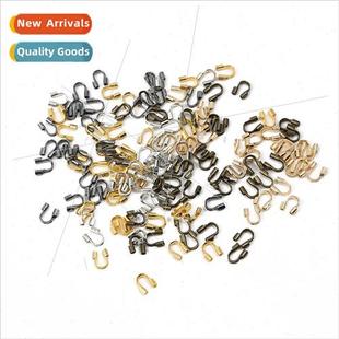 shaped positioning pack buckl open iron buckle 100pcs tail