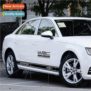 body waistline skirt stickers side full race Car WRC