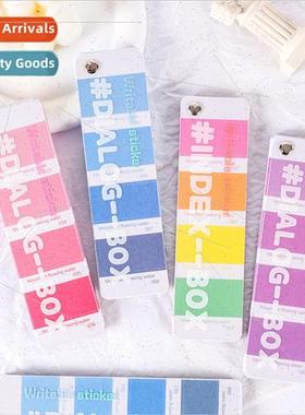 Color card index stickers cute colorful labels classificatio