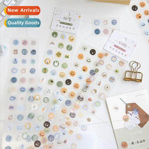 PET long strip of tape Salt Dot series Cute handbook materia